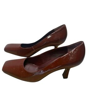 Franco Sarto Women's L-Finley Pumps Size 7 Red Brown
